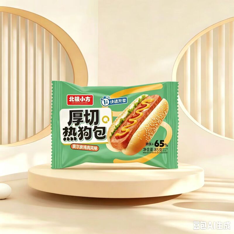 Arctic Little Square Instant Burger Hot Dog Sandwich Orleans Chicken Pork Beef Breakfast Fast Food Western Pastries
