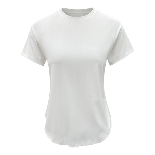Women's Loose Cross-border Bestselling Fitness T-shirt, Breathable and Sweat-wicking, Round Neck Short Sleeve Top, Running and Sports Clothing