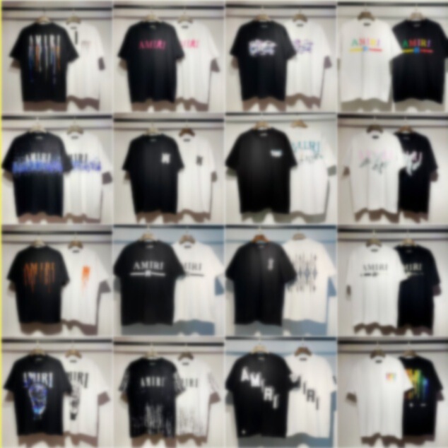 Heavy Weight Flow Paint Graffiti Letters Starry Sky a Classic Logo Printed Short-Sleeved Couple T-Shirt Full Az Cross-Border Wholesale Heavy Weight Flow Paint Graffiti Letters Starry Sky a Classic Logo Printed Short-Sleeved Couple T-Shirt Full Az Cross-Border Wholesale