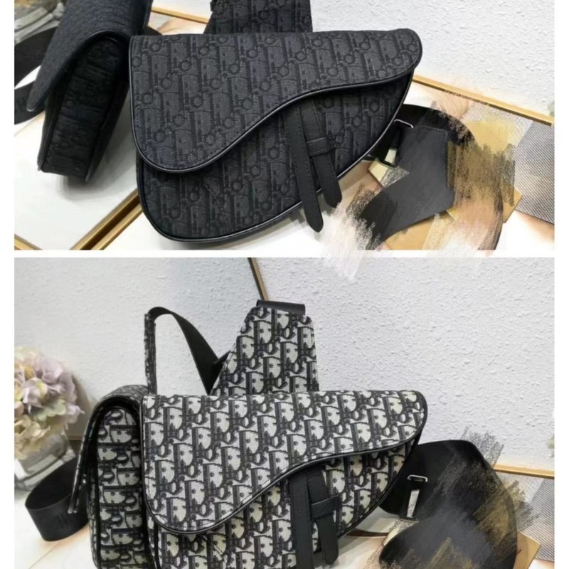 新しいメンズチェストバッグサドルバッグキャンバス刺繍ジャカードトレンディクロスボディバッグカジュアルクロスボディバッグ男性と女性のカップルウエストバッグ|undefined
