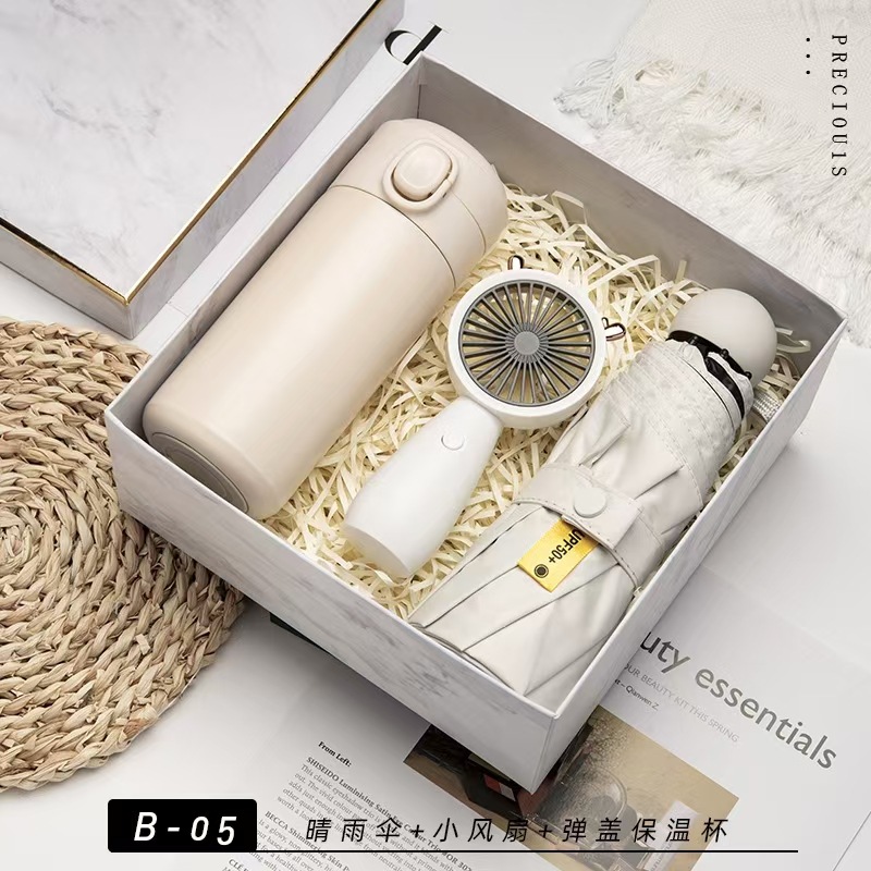 Caja de regalo de compañía, set de regalo empresarial, pequeños regalos prácticos para empleados, regalos de alta gama para el Festival del Bote Dragón.