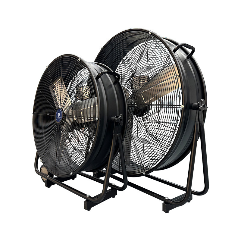 Ventilador móvil industrial DC ventilador cilíndrico de conversión de frecuencia de escritorio ventilador comercial de fábrica ventilador de piso de almacén ventilador de extracción de cocina