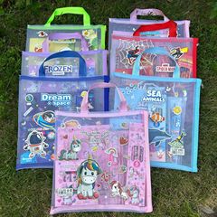 Children's Day Stationery Set Gift Box Birthday Gift Kindergarten Pencil Box Set Pen Bag Nine-piece Drawing Book