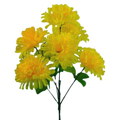 Yiwu simulation Qingming Festival Sacrifice Artificial Flower Chrysanthemum 7 four layers double-deck Dahlia Artificial Flower