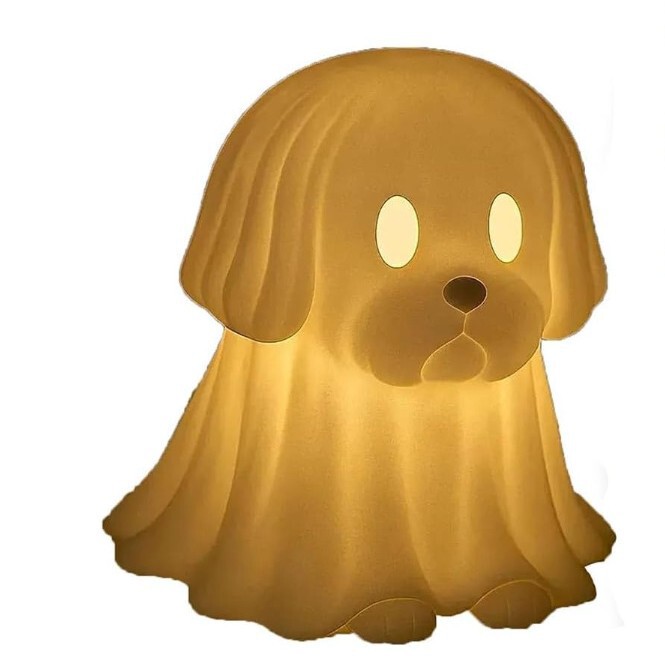 Dachshund Ghost Lamp腊肠犬鬼魂灯摆件树脂工艺品发光鬼狗|undefined