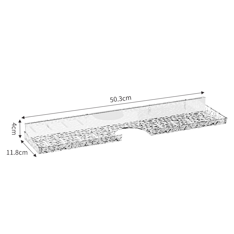 Transparent [Large]★Glacier Pattern Storage Rack