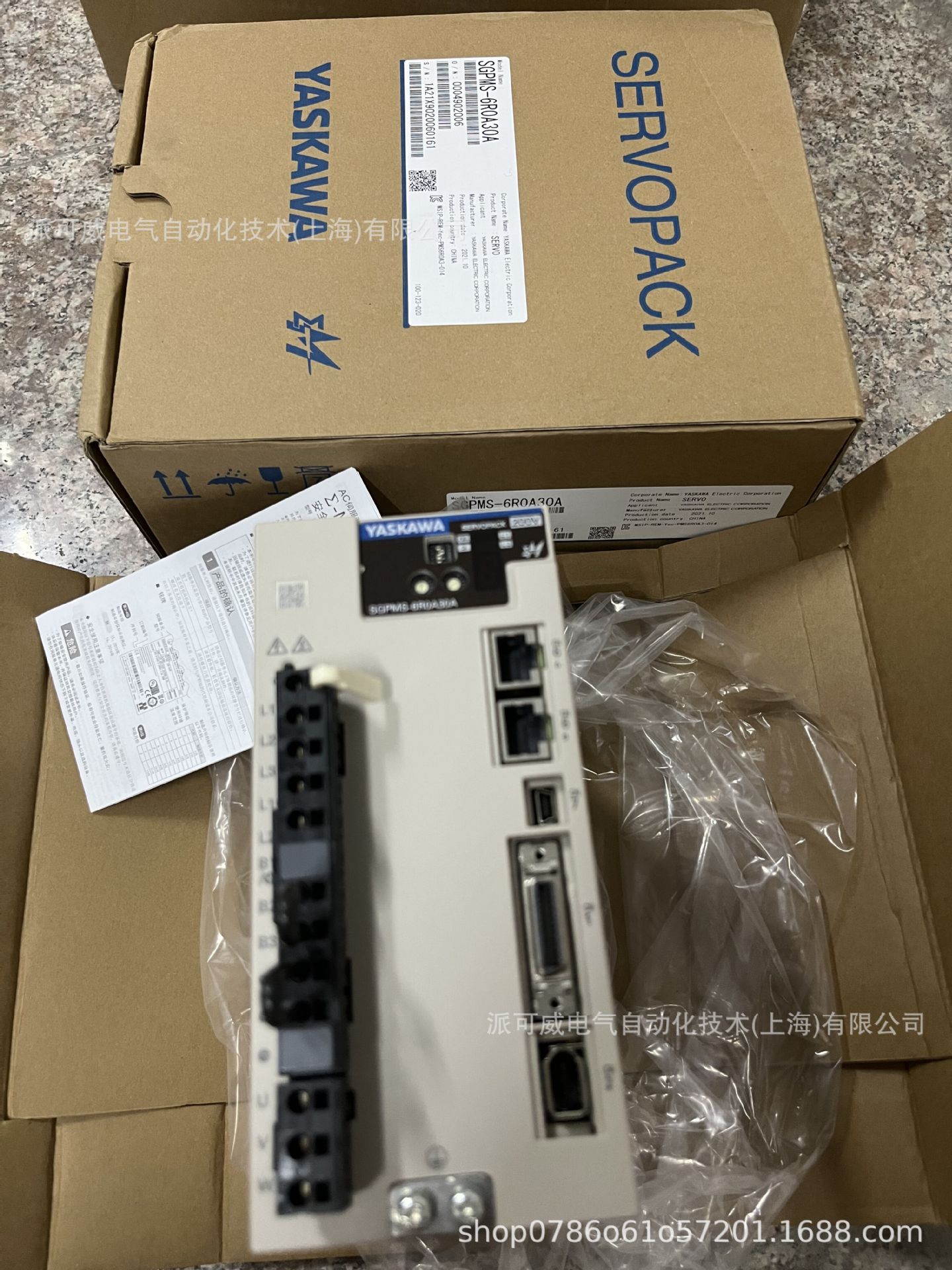 现货供应   SGMMS-08A3C6S/6E   SGPMS-6R0A30A    保修1年