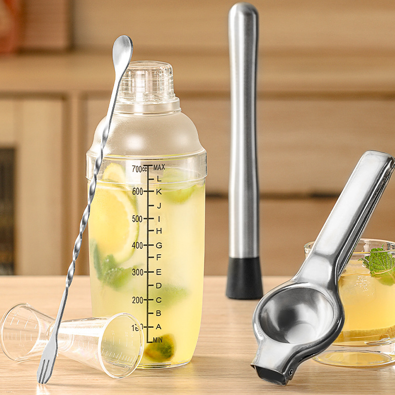 Milk Tea Drink Shaker Set, Hand-Shaken Shaker Cup, Beverage Making Shaker Cup, Lemon Tea Tool Set