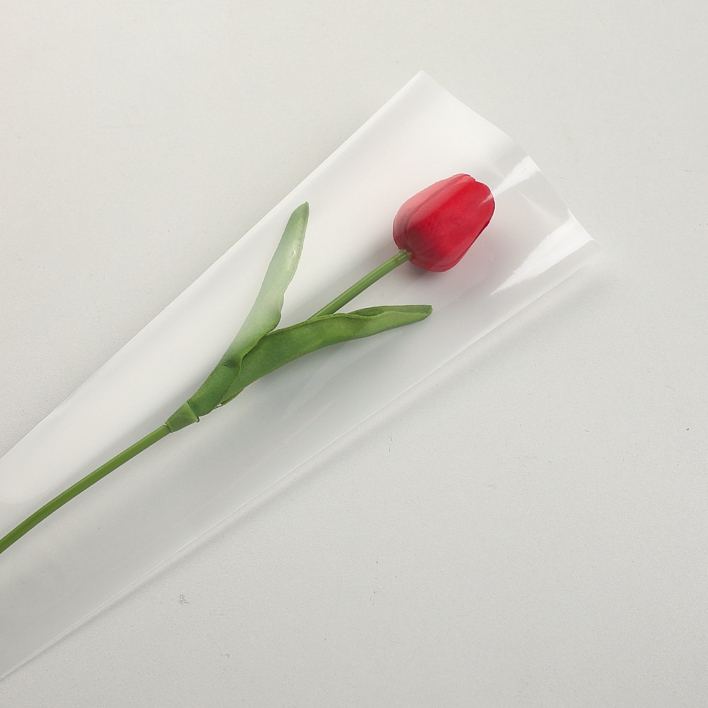 Lizgiran flor bolsa de embalaje bolsa de ramo OPP ramo floral material de embalaje transparente embalaje de un solo ramo