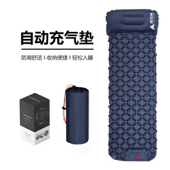 空気入りマットレス屋外キャンプ空気入り睡眠マットテントエアマットTPU防湿エアマット500g内蔵ポンプ