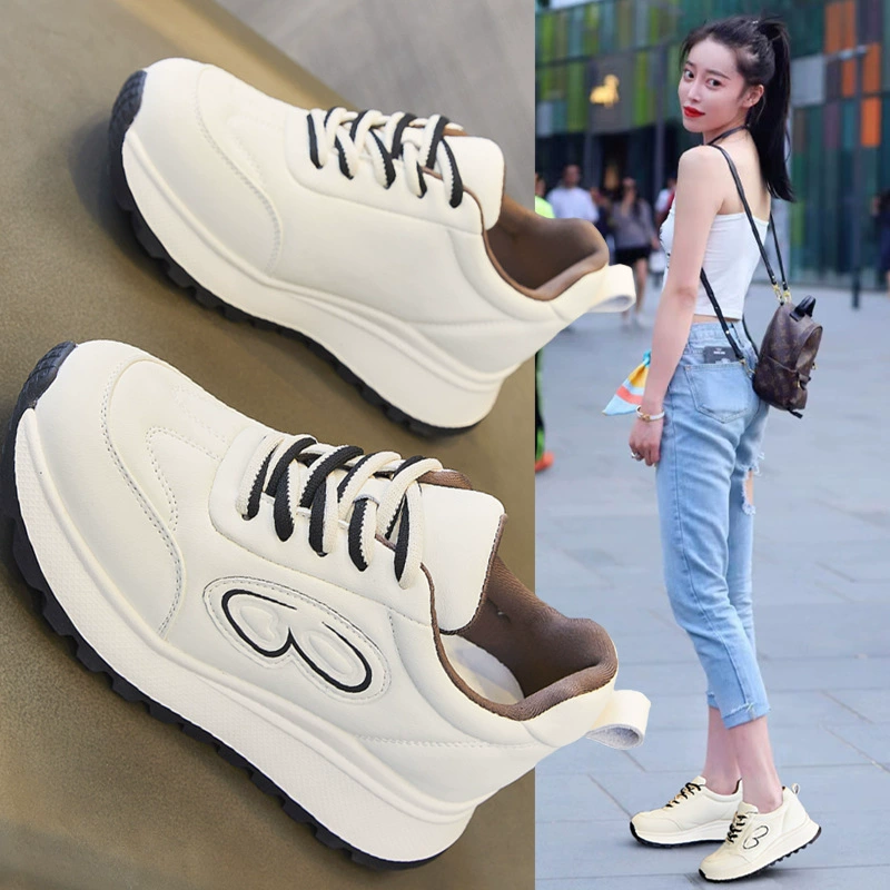 Новая обувь для хлеба весной 2025 года мягкая лапша с толстым дном