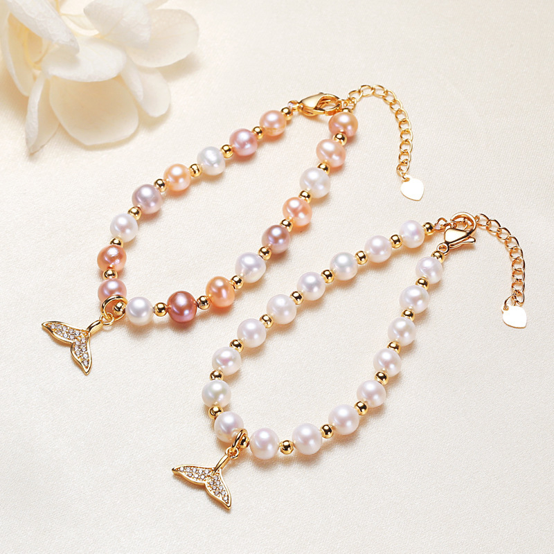 Zhuji Mountain Lake Pearl Jewelry Wholesale 5mm Pearl Bracelet Real Pearl Premium Freshwater Pearl Jewelry Women Zhuji Mountain Lake Pearl Jewelry Wholesale 5mm Pearl Bracelet Real Pearl Premium Freshwater Pearl Jewelry Women