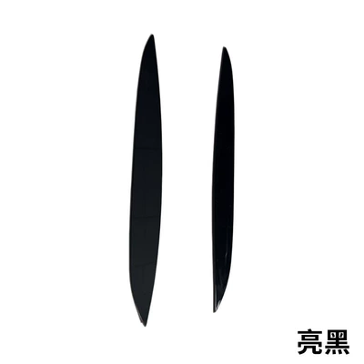 Suitable for Volkswagen Golf 4 Golf Mk4 1997-2002 Headlight Eyebrow Sticker Exterior Modification (Lamp eyebrow) - glossy-black