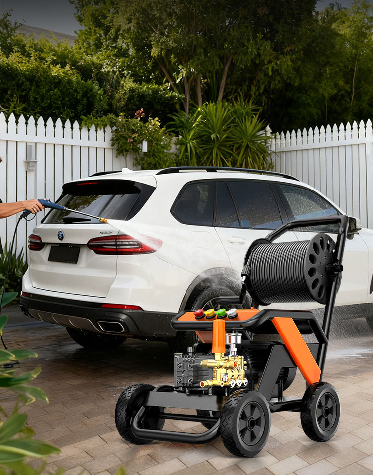 Commercial Car Washing Machine 220V Car Wash Shop Farm High Power Ultra-High Pressure 380V Cleaning Machine Water Gun Grab Water Pump