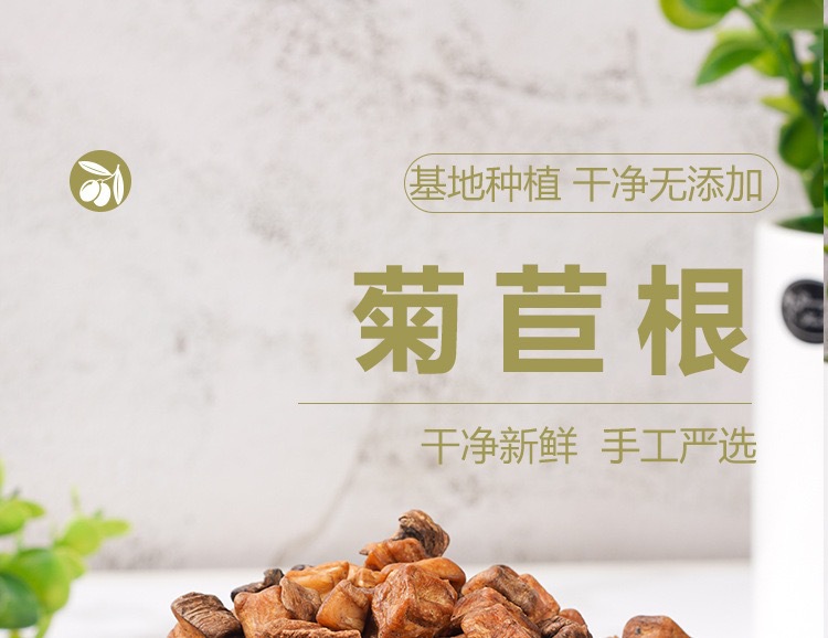 Chicory Root Tea Ju Gen 150g Canned Herbal Flower Tea for Hot Brewing overview