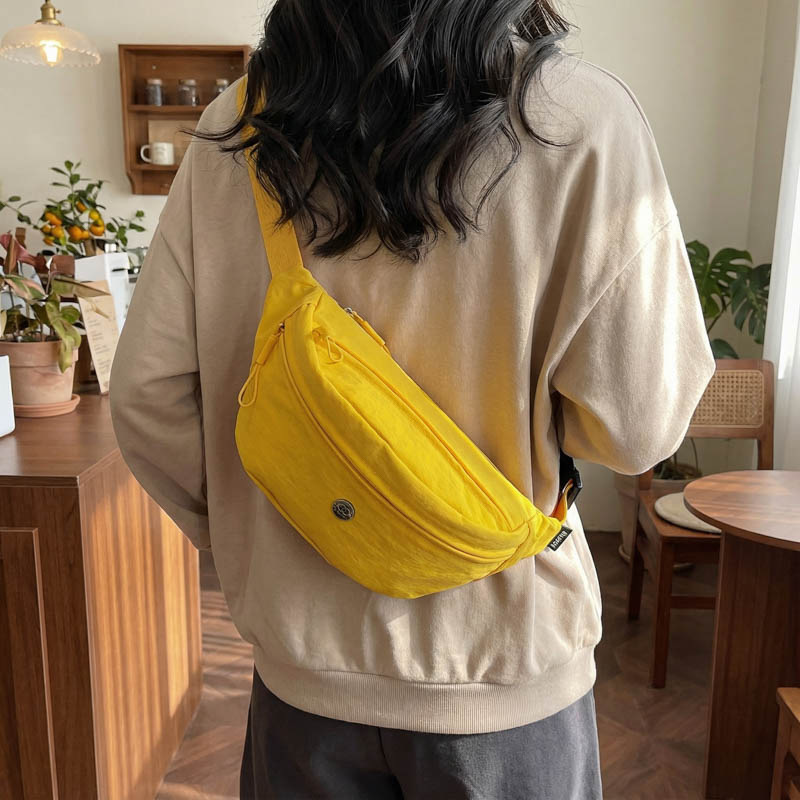 Solid Color Niche Bag for Women 2026 New Model Simple Versatile Chest Bag Large Capacity Stylish Design Student Small Crossbody Bag Waist Bag Solid Color Niche Bag for Women 2026 New Model Simple Versatile Chest Bag Large Capacity Stylish Design Student Small Crossbody Bag Waist Bag