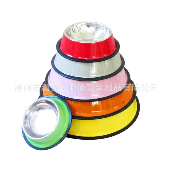 non-slip dinner plate stainless steel