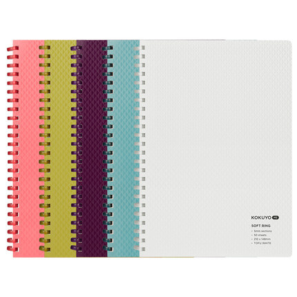 Japón kokuyo me serie suave bobina cuaderno estudiante libreta A5 rejilla Libro 5mm
