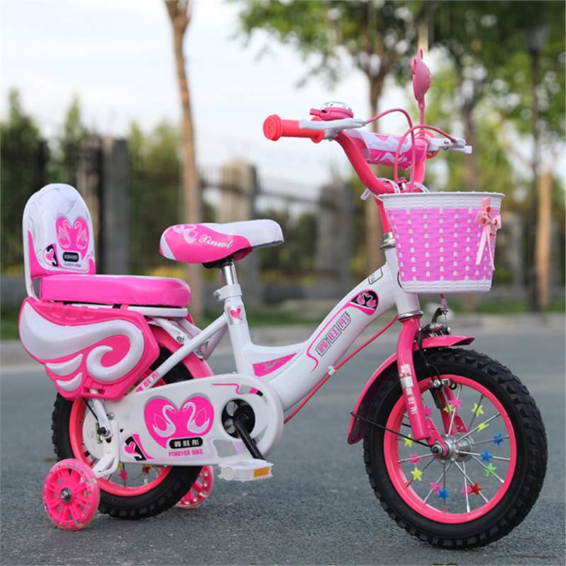 Bicicletas infantiles niñas 3 - 6 años 12 - 20 pulgadas niños niños cochecito bebé pedale bicicleta princesa