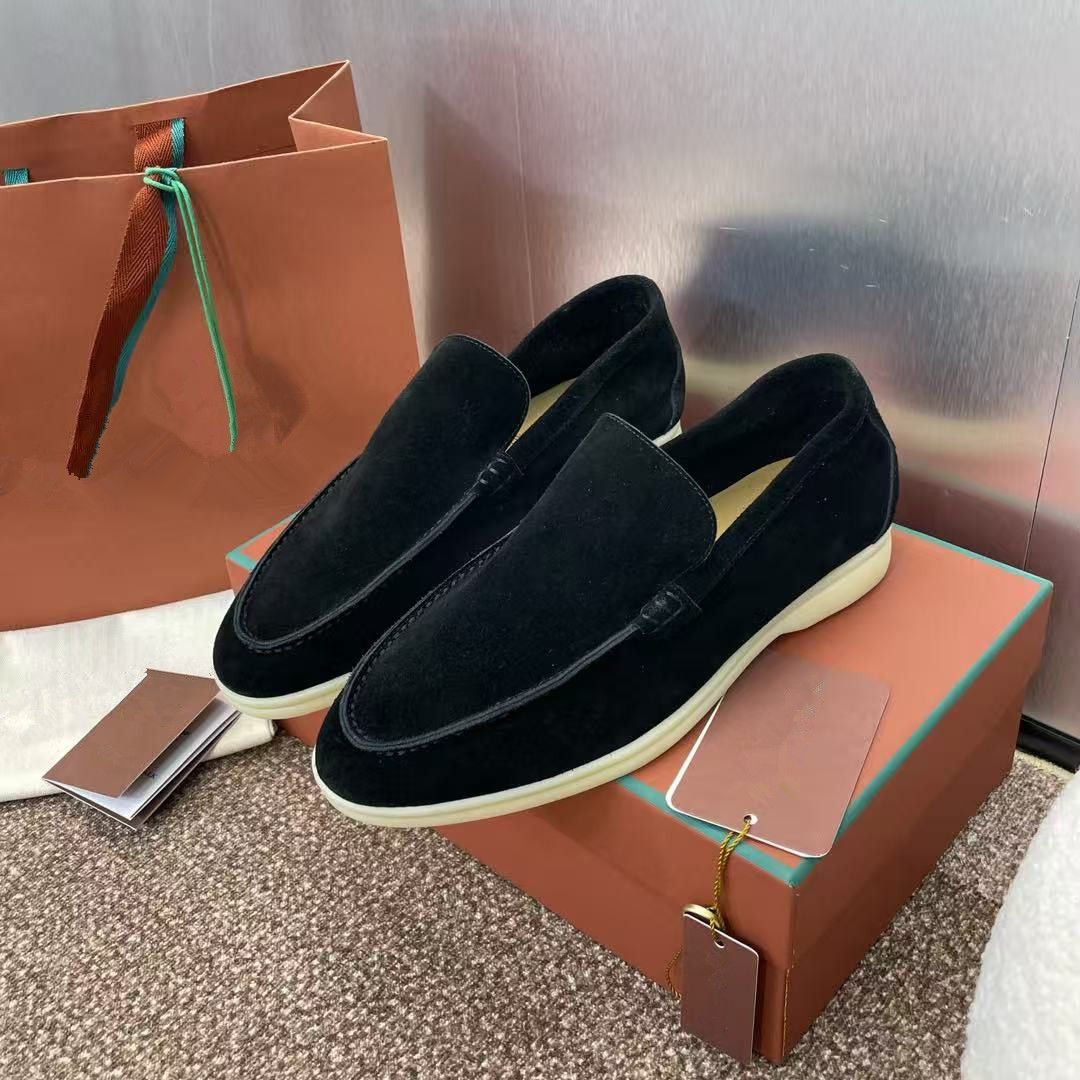 casual retro loafers English style flat for men and women
