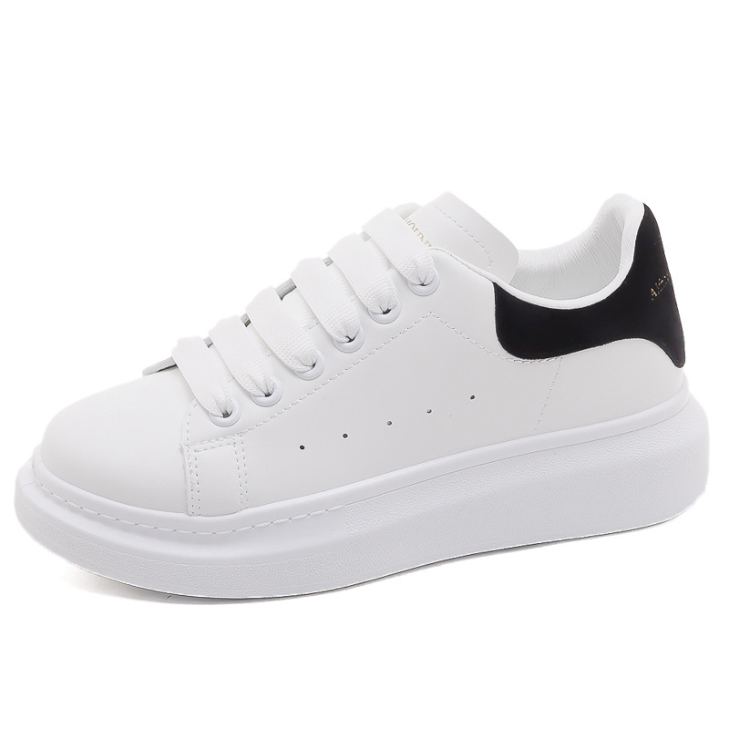 Procesamiento de zapatos personalizados pequeños zapatos blancos 2021 nuevos zapatos de skate para aumentar la altura de zapatos de mujer zapatos deportivos casuales de fábrica de fuentes image 6