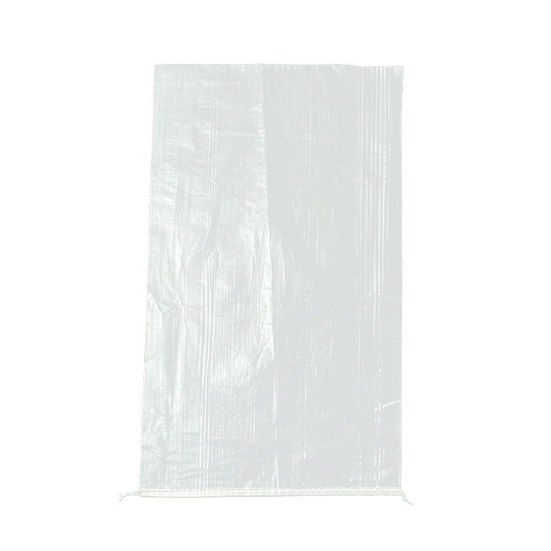 Comercio al por mayor laminado transparente bolso tejido PP engrosada Impresión de alimentación bolsa de piel de serpiente grano 25kg arroz bolso tejido