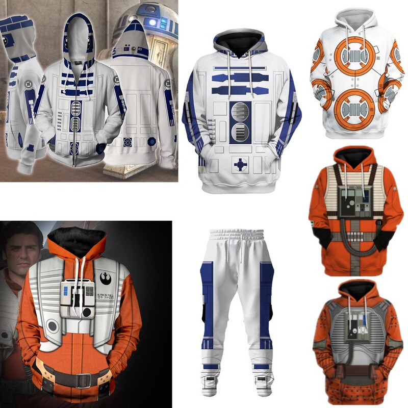 Marvel Super Heroes Star Wars Mandalorian Ando Prison Sweater 3d Digital Print Hoodie Direct Selling