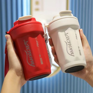 Coffee cup 316 stainless steel vacuum cup outdoor high-looking male and female students car water cup gift Cup wholesale