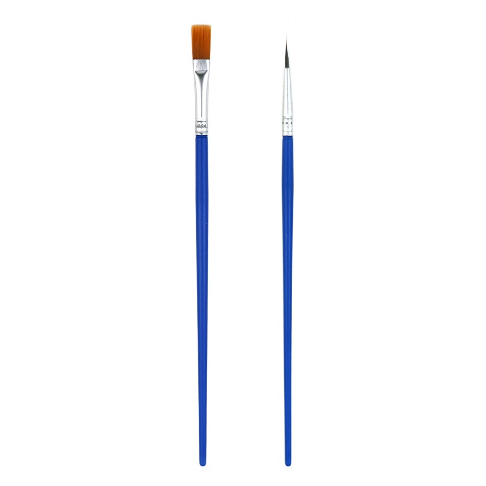 Детская граффити нарисованная гипсовая кукла кисть для рисования детский сад Трассировка линия ручка для рисования нейлоновая шерсть цифровая масляная кисть