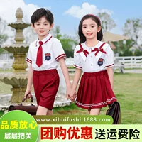 Set for students, uniform for kindergarten, summer shirt for work, 6 years