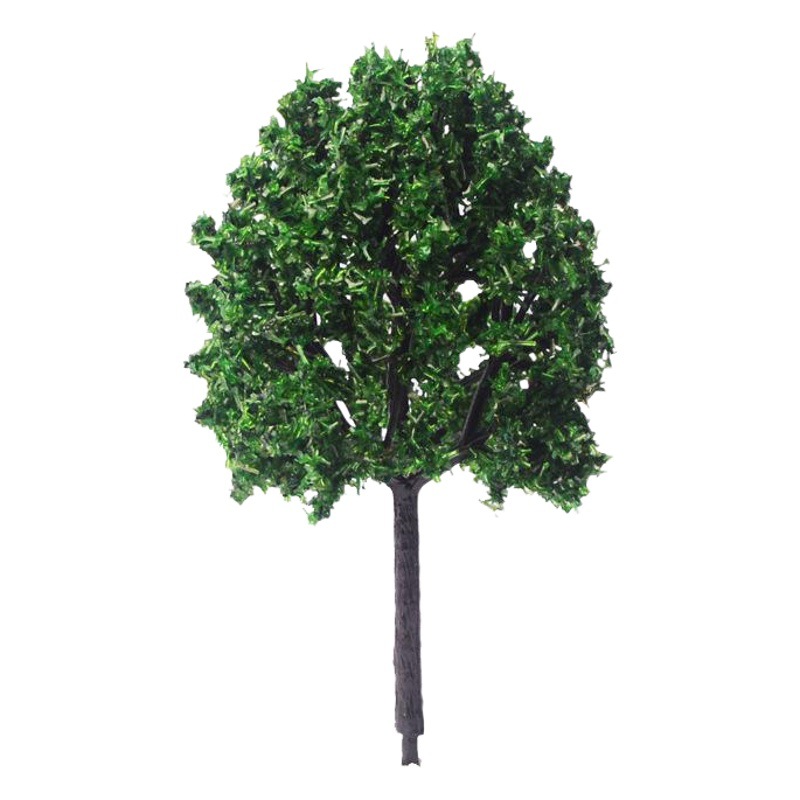 Source Factory Edificio Modelo de caja de arena Árbol pequeño Mini simulación Árbol de escena de micro paisaje Producto terminado Árbol de calle de plástico hecho a mano