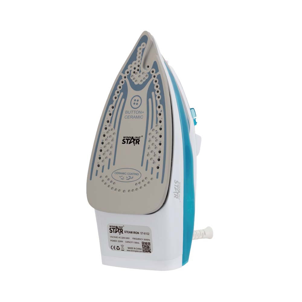 WINNING STAR estándar británico estándar europeo hogar chorro de agua en seco explosión vapor multifuncional placa inferior de cerámica plancha eléctrica