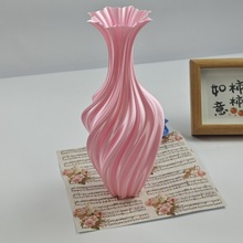 3d打印花瓶不漏水加厚工艺家居装修摆件工艺品客厅卧室仿真高档花