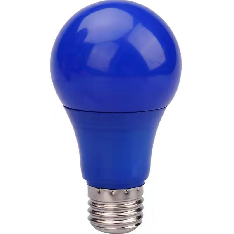 Fabricantes de suministro directo LED color rojo, amarillo, azul, verde, rosa, púrpura y blanco 5 colores de las bombillas de celebración de vacaciones coloridas bombillas de atmósfera domésticas