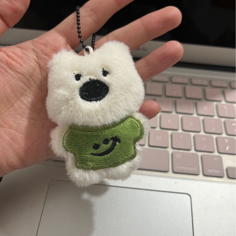 漫画ぬいぐるみクマ私たち三人ウエストハイランドシリーズキーホルダーカップル人形バッグペンダント DIY アクセサリー|undefined