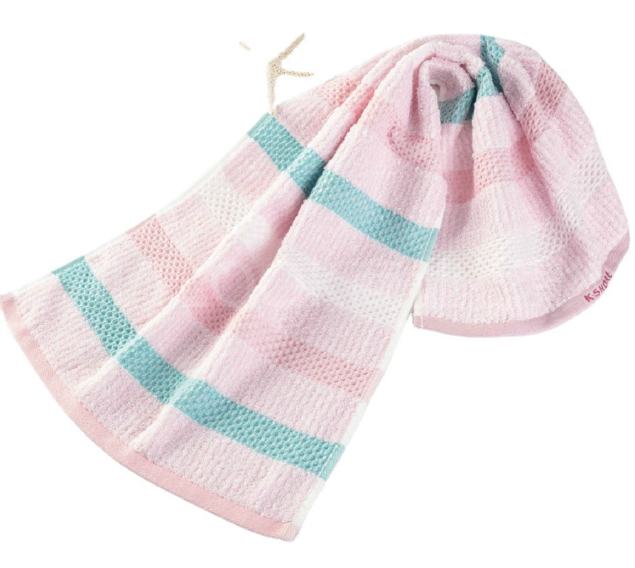 Cotton comfortable durable towel for home use for face washing, direct factory sales