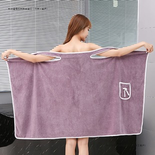 Wholesale Plus Size Wearable Bath Towel for Women Adult Suspender Bath Skirt Soft Super Absorbent Bath Towel for Bathing Other