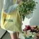 New Niche Letter Printed Shoulder Bag Large Capacity Designer All-match Cloth Bag Women's Canvas Bag Trendy Shopping Bag