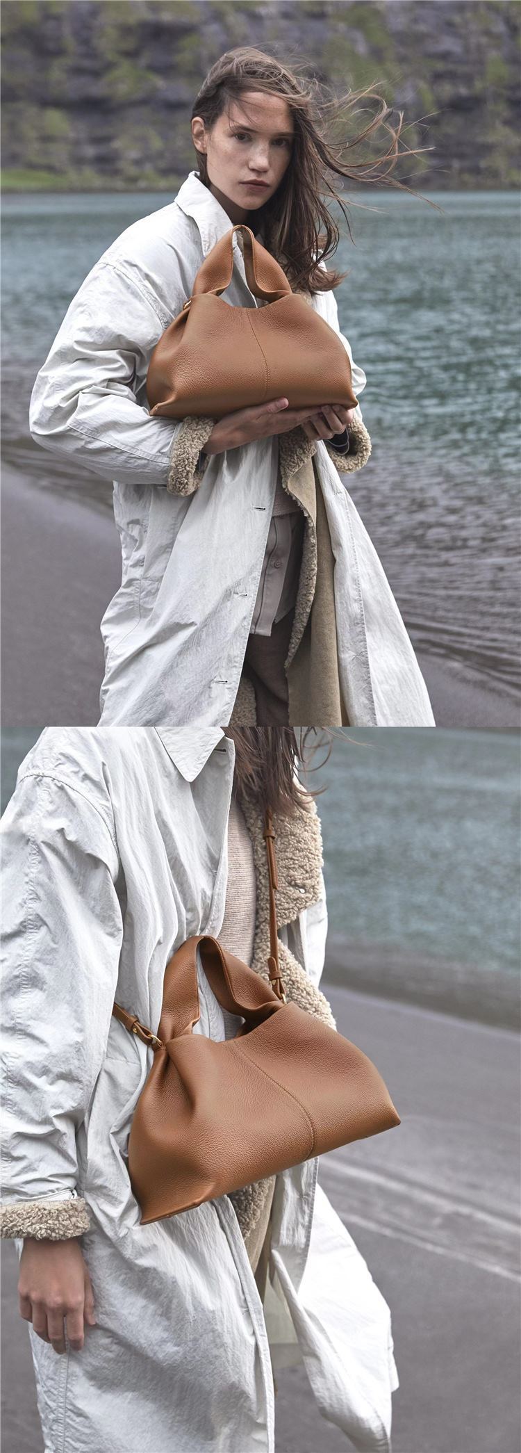 Marchio di nicchia francese 2024 nuova versatile borsa a tracolla monospalla per borsa da pranzo in tinta unita per donna_voghion.com