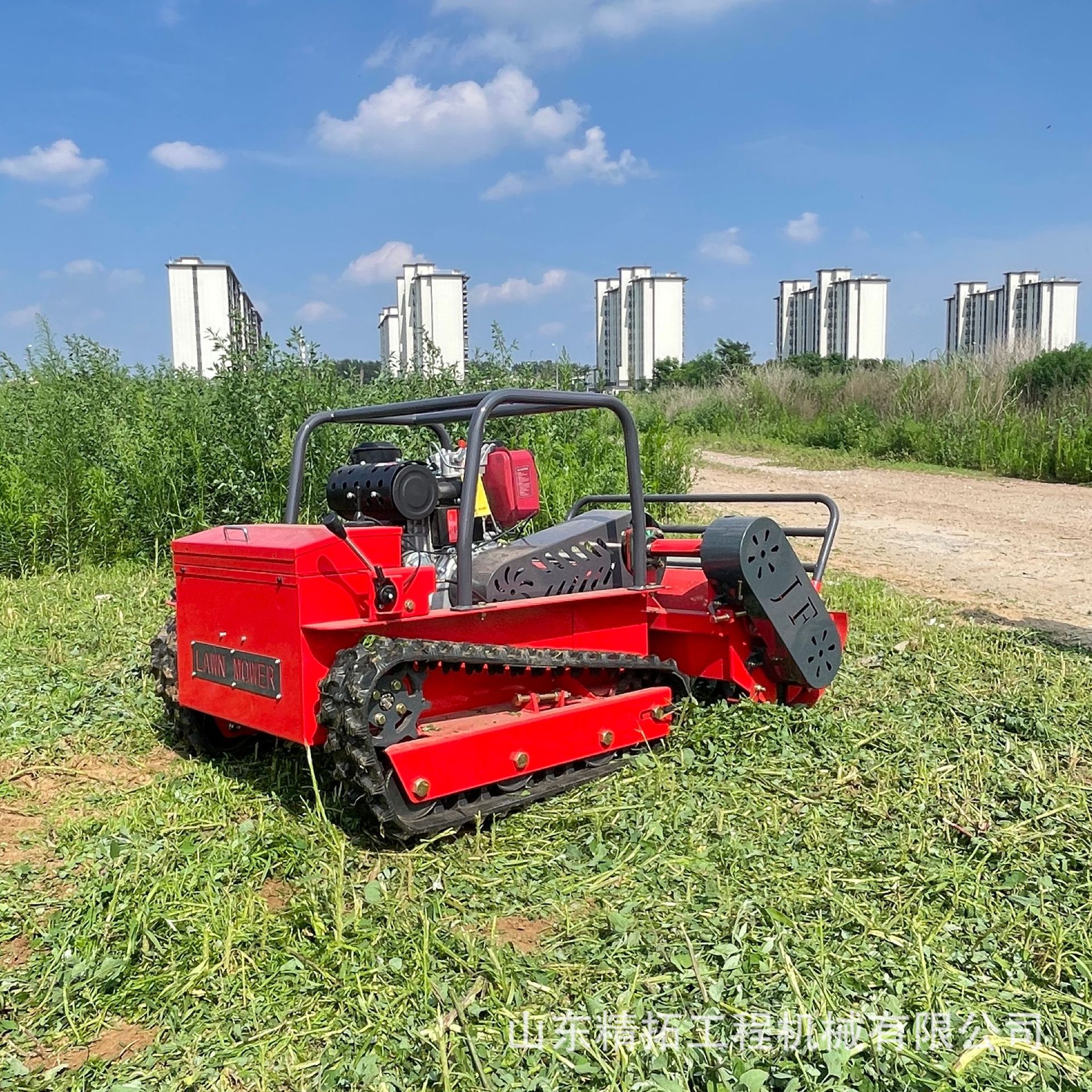 源头工厂批发柴油甩刀割草机 果园杂草碎草机 15马力1.2米割草机