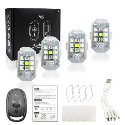 Long Battery Life, Wireless Remote – Other lights - m3f-4-lights-remote-control