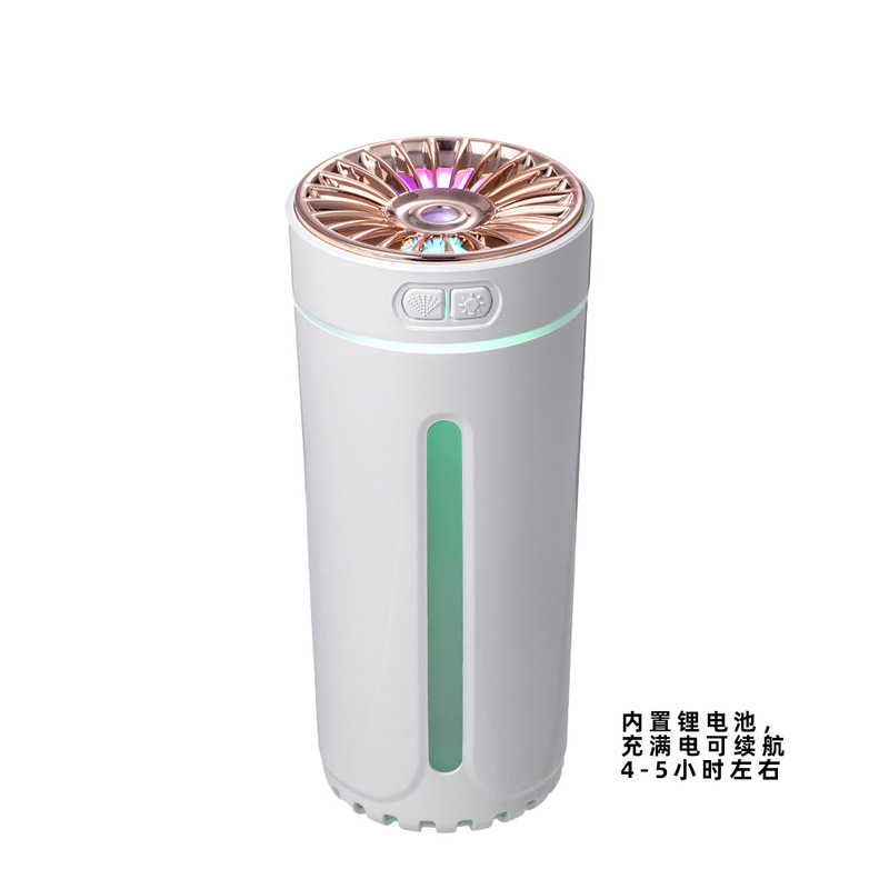 幻影杯车载加湿器 家用办公便携USB充电礼品LOGO七彩氛围灯加湿器|undefined