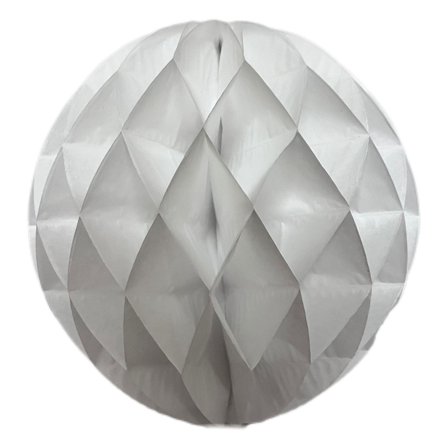 종이 벌집 공 - 흰색