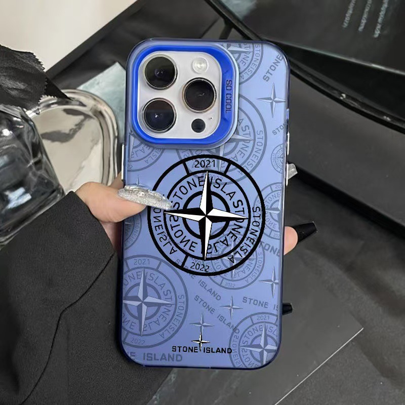 Nueva isla de piedra para iPhone 16 funda para teléfono móvil Apple 15promax/14 anti-caída 13pro12 nuevo 11