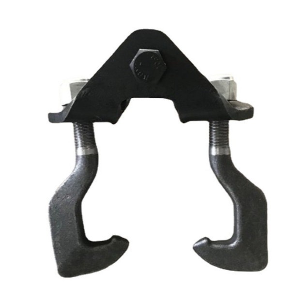 gancho de fijación de conexión ferroviaria ligera de mina de carbón gancho de fijación de mina de grúa monorril U gancho de galpón de grúa de mina monorril U