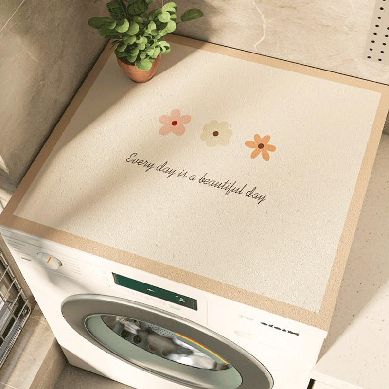 Washing Machine Cover Pad Dust Cover Sun Protection Pad Cloth Waterproof Refrigerator Cover Pad Countertop Bedside Table Pad Tea Table Cover Cloth