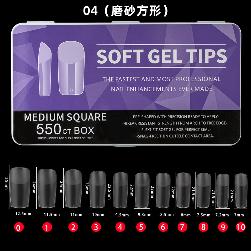 Nuevo tipo de caja de porcelana blanca manicure super delgada plegable sin marcas esmerilado manuales de uñas especiales de uñas transfronterizas