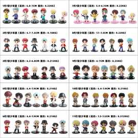 7款少年团韩国明星周边手办公仔玩具钥匙扣挂饰车载蛋糕装饰摆件