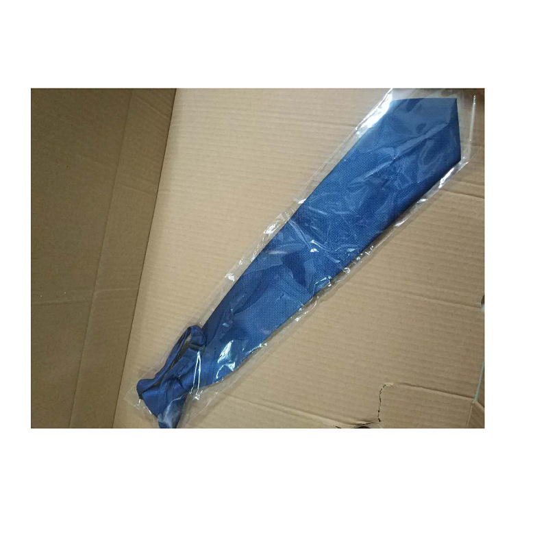 소방관용 타이, 지퍼형 퀵타이, 비즈니스용 넥타이, 화염무늬 블루, 블루, 골드 타이 클립, 유니폼용