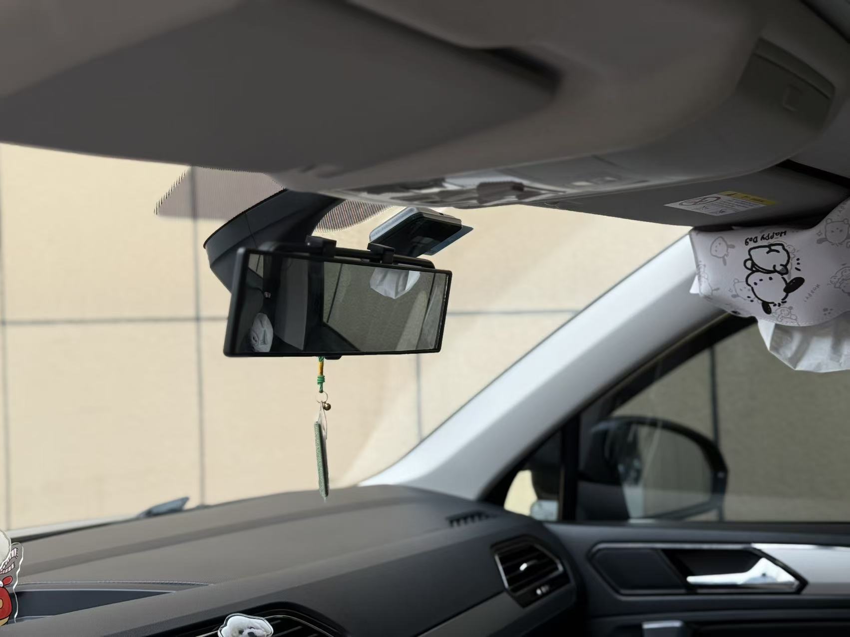 Install Rearview Mirror, Extra Large Wide-Angle Adhesive Type, Baby Observation Reversing Large Field of View Auxiliary Mirror, Car Mirror